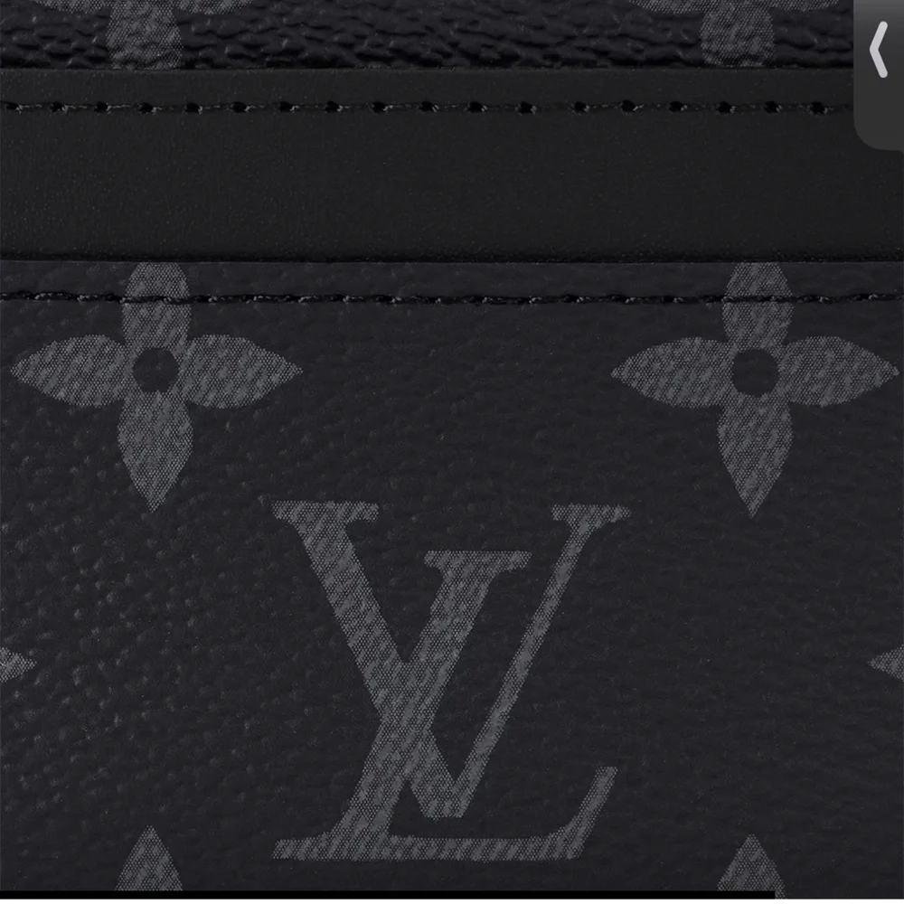 Louis Vuitton Double card holder black monogram
